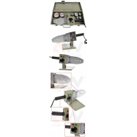 Zgrzewarka do rur PCV mała 1100W + końcówki 16, 20, 25, 32, 40, 50, 63 mm M55901 Mar-Pol