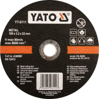 YATO TARCZA METALU 125x2,5x22mm   5924-449347