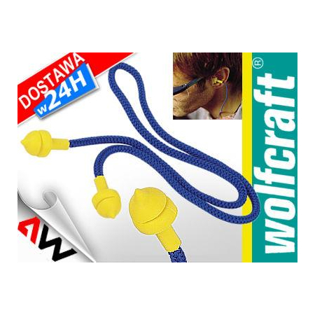 WOLFCRAFT STOPERY DO USZU Z TAŚMĄ ŁĄCZĄCĄ-447422