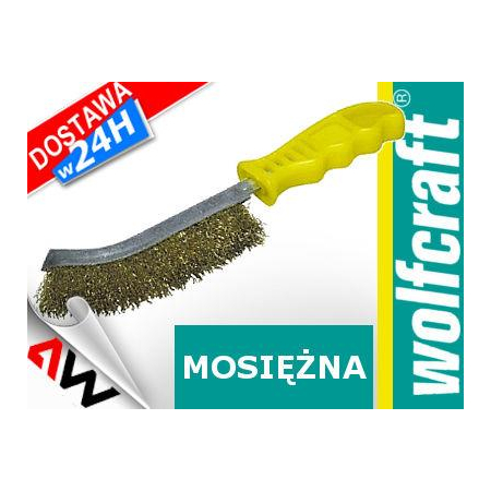 WOLFCRAFT SZCZOTKA RĘCZNA MOSIEŻNA-470451