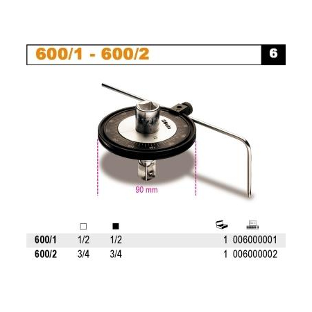 BETA WSKAŹNIK DOKRĘCANIA KĄTA 3/4"-483691