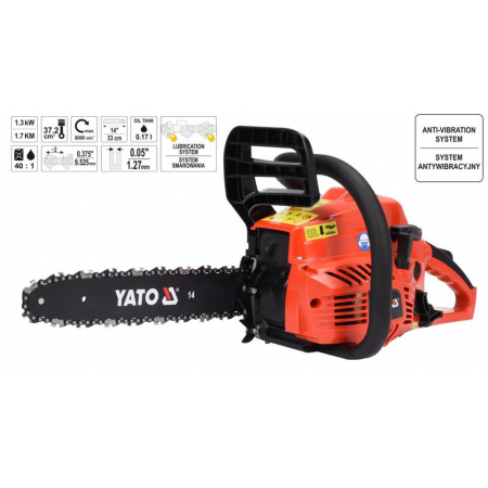 YATO PIŁA ŁAŃCUCHOWA SPALINOWA 1,8KM 33cm YT-84895-495508