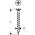 BOSCH WKRĘT SAMOGWINTUJĄCY, GWINT DROBNOZWOJNY 3,9 x 25 - TAŚMA-458755