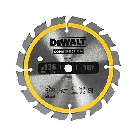 Piła tarczowa do pilarek 136x10mmx24z DT1947-QZ DeWalt