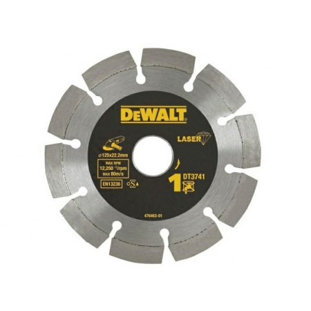 Tarcza diamentowa do pracy na sucho 125x2,0x22,2mm DT3741-XJ DeWalt