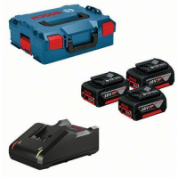 Akumulator 18V  3x5,0Ah + ładowarka GAL 18V-40 + L-BOXX 136 0615990L3T Bosch