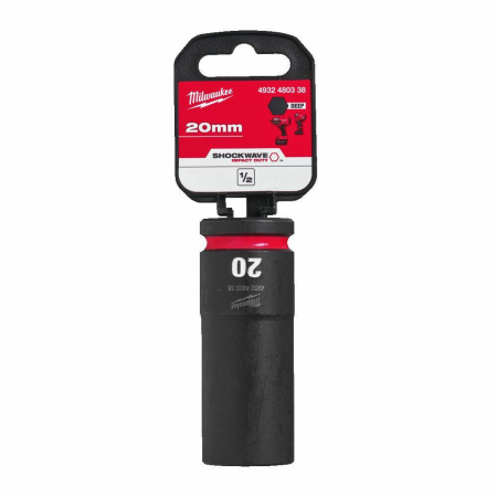 MILWAUKEE NASADKA UDAROWA 1/2" 20mm DŁUGA