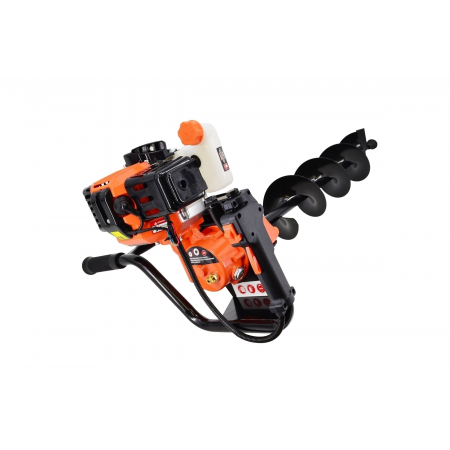 Świder / wiertnica spalinowa 2,95 kM, 3 wiertła (100,150,200mm) GD520 AW-Tools