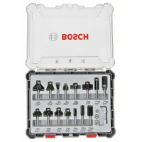 Zestaw frezów uchwyt 6mm /15 szt./ 2607017471 Bosch