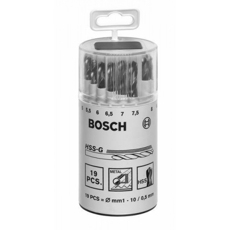 Wiertło metal HSS-G /19 szt./ TUBA 2607018361 Bosch