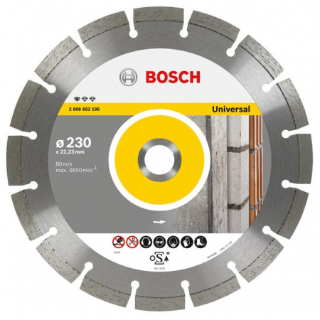 Tarcza diamentowa  180x22 segmentowa Universal 2608602194 Bosch