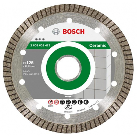 Tarcza diamentowa 115x22 TURBO Ceramic 2608602478 Bosch