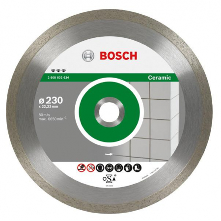 Tarcza diamentowa  250x25,4 pełna Ceramic 2608602638 Bosch