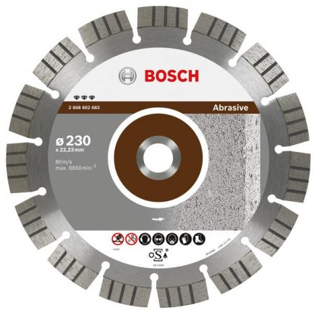 Tarcza diamentowa  125x22 segmentowa Abrasive 2608602680 Bosch