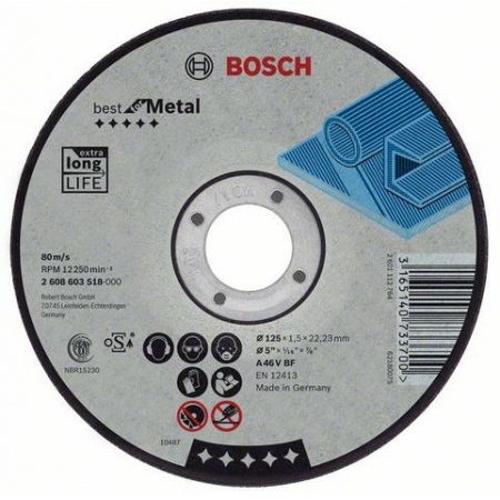 Tarcza tnąca do metalu HPP 230 x 22,23 x 2,5mm 2608603530 Bosch