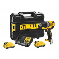 Wiertarko-wkrętarka akumulatorowa 12V 57/25Nm 2x2,0Ah, ładowarka DCD701D2-QW DeWalt