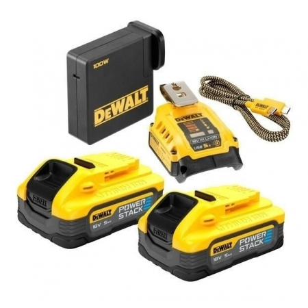 Ładowarka DCB094, 2x akumulator 5,0Ah DCB094H2-QW DeWalt