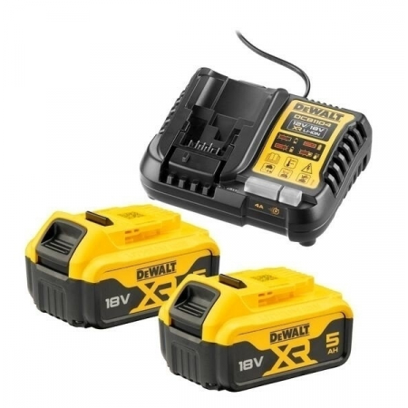 Ładowarka DCB1104, 2x akumulator 5,0Ah DCB1104P2-QW DeWalt