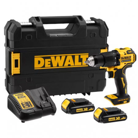 Wiertarko-wkrętarka udarowa 18V 65Nm 2x1,5Ah DCD709S2T-QW DeWalt