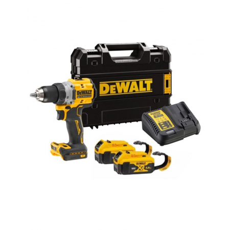 Wiertarko-wkrętarka 18V 90Nm 2x5,0Ah BL TSTAK LANYARD READY DCD800P2LRT-QW DeWalt