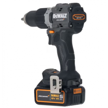 Wiertarko-wkrętarka z udarem 18V 90Nm 2x5,0Ah McLaren DCD85MP2T-QW DeWalt