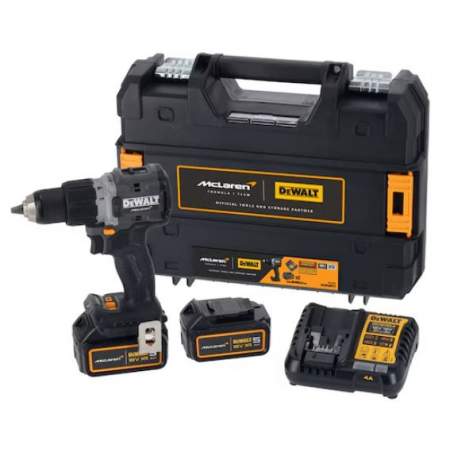 Wiertarko-wkrętarka z udarem 18V 90Nm 2x5,0Ah McLaren DCD85MP2T-QW DeWalt