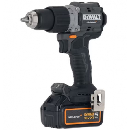 Wiertarko-wkrętarka z udarem 18V 90Nm 2x5,0Ah McLaren DCD85MP2T-QW DeWalt