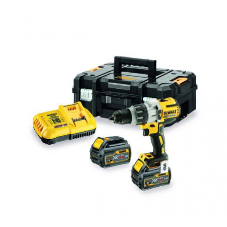 Wiertarko-wkrętarka udarowa 18V 95/66Nm 2 x 6,0Ah walizka TSTAK DCD996T2-QW Dewalt