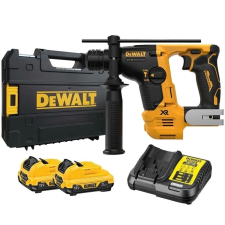 Młotowiertarka SDS-Plus 12V 1,1J  2x3,0Ah DCH072L2-QW DeWalt