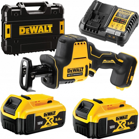 Piła szablasta 18V 2x5,0Ah TSTAK DCS369P2-QW DeWalt