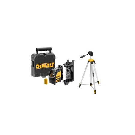 Laser liniowy zielony 20m, statyw DE0881T DW088CG-XJ+DE0881T DeWalt