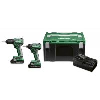 Zestaw elektronarzędzi 18V (DV18DD + WH18DD) 2x2,0Ah KC18DD WGZ Hikoki