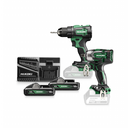 Zestaw elektronarzędzi 18V (DS18DD + WH18DD) 2x4,0Ah KC18DE WFZ Hikoki