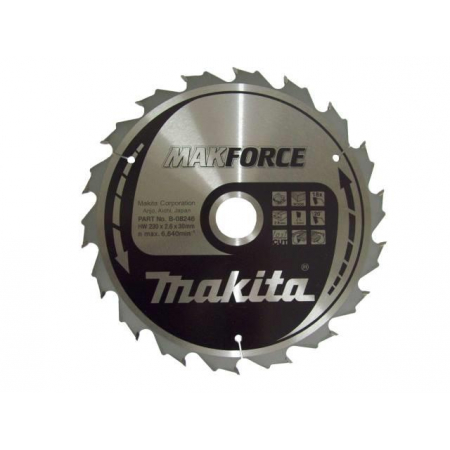 Piła tarczowa do drewna 230x30 mm 18 zębów MAKFORCE B-08246 Makita