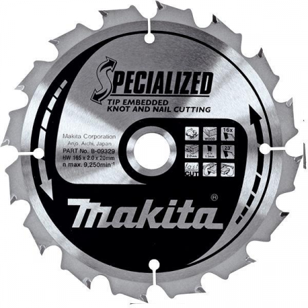 Piła tarczowa 235x30 mm 24 zęby Specialized B-09444 Makita