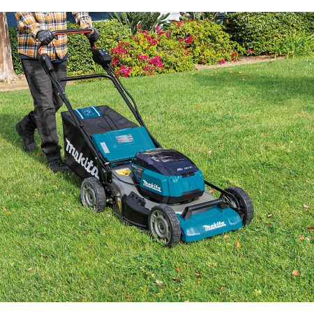 Kosiarka akumulatorowa 2x18V 53cm, kosz 70l, 4x5,0Ah DLM530PT4 Makita