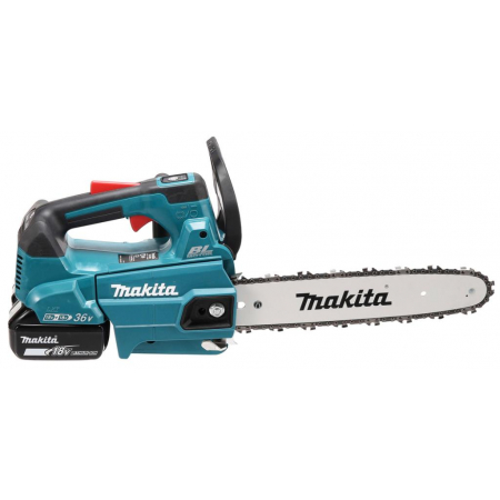 Piła łańcuchowa 30 cm akumulatorowa 2x18V/5,0Ah + ładowarka DUC306PT2B Makita