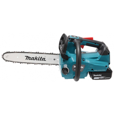 Piła łańcuchowa 30 cm akumulatorowa 2x18V/5,0Ah + ładowarka DUC306PT2B Makita