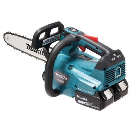 Piła łańcuchowa 30 cm akumulatorowa 2x18V/5,0Ah + ładowarka DUC306PT2B Makita