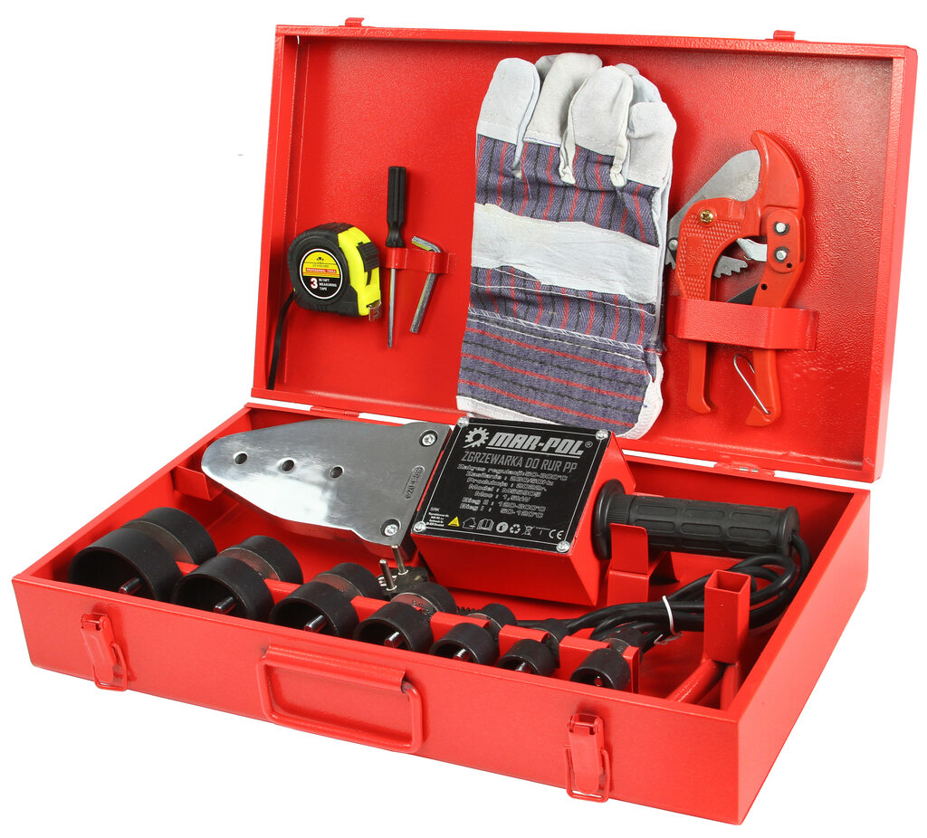 Zgrzewarka do rur PCV 2660W /końcówki 16, 20, 25, 32, 40, 50, 63 mm/ M55905 Mar-Pol