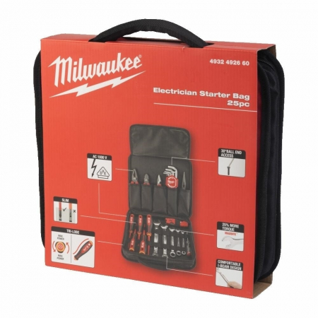 Zestaw elektryka STARTER BAG 25szt. 4932492660 Milwaukee