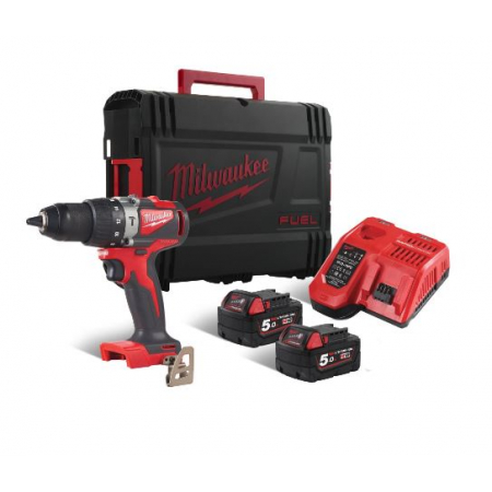 Wiertarko-wkrętarka udarowa 18V 85Nm 2x5,0Ah M18BLPD2-502X 4933464517 Milwaukee